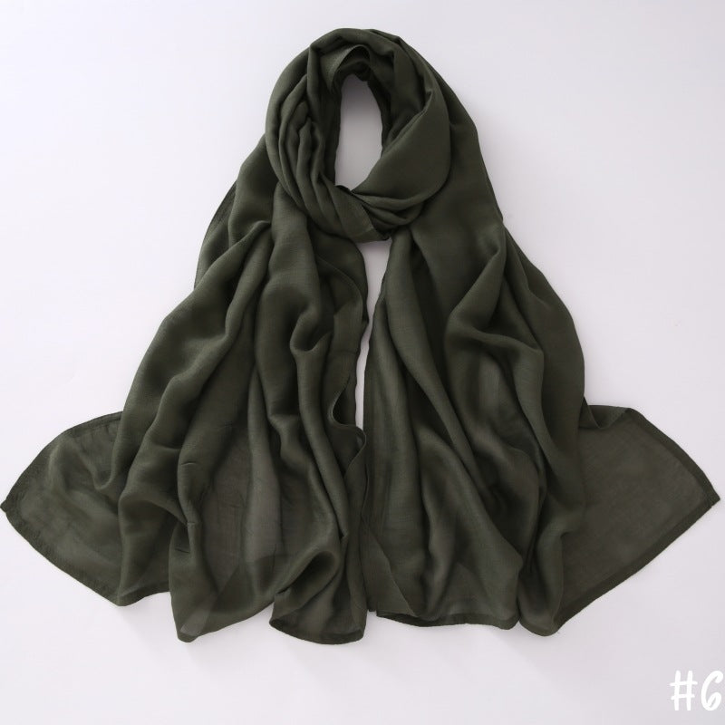 Solid Cotton headscarf