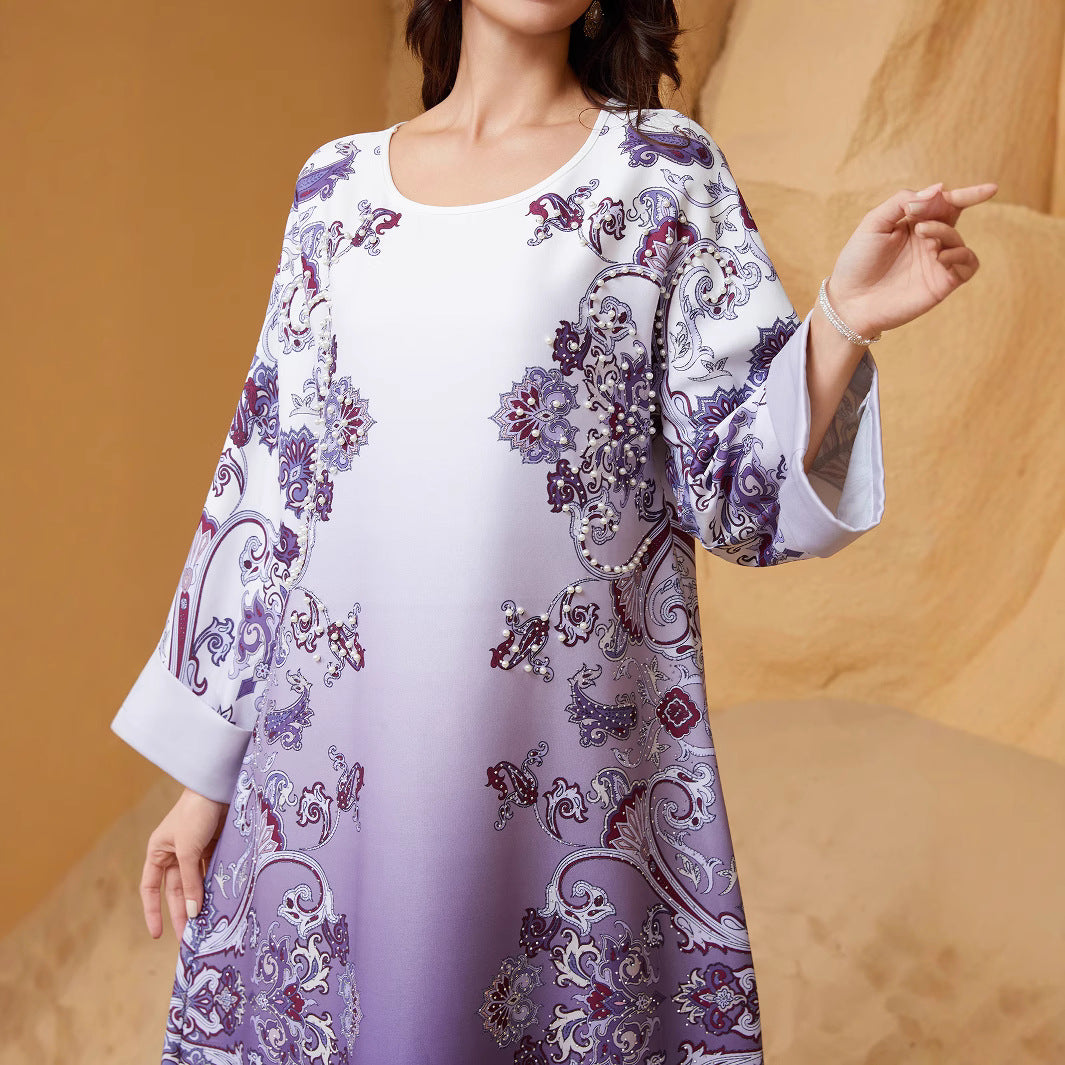 Diamonds and Beaded Abaya