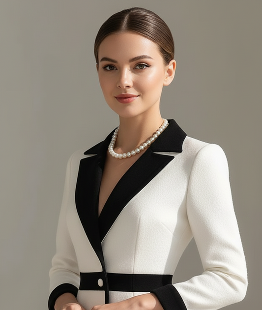 Abrogo three-quarter sleeve dress