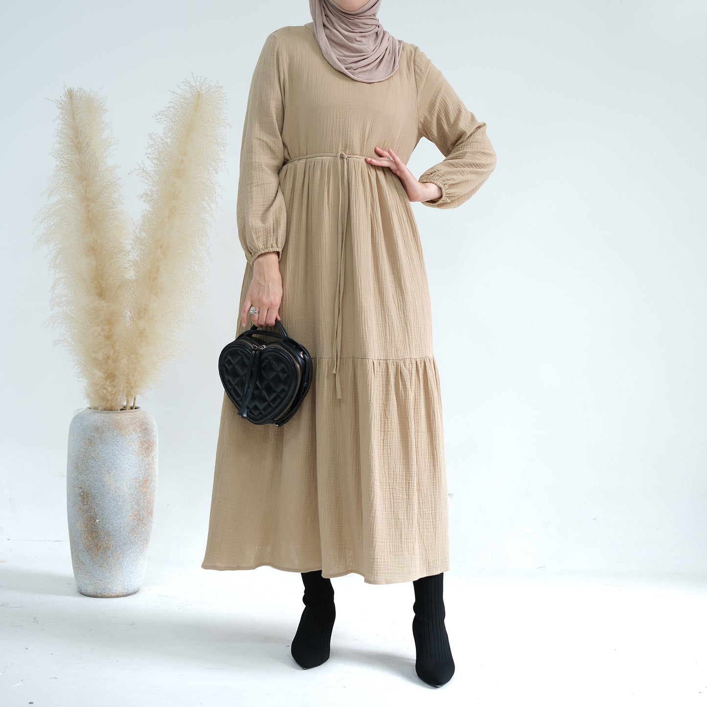 Autumn and winter daily Abaya