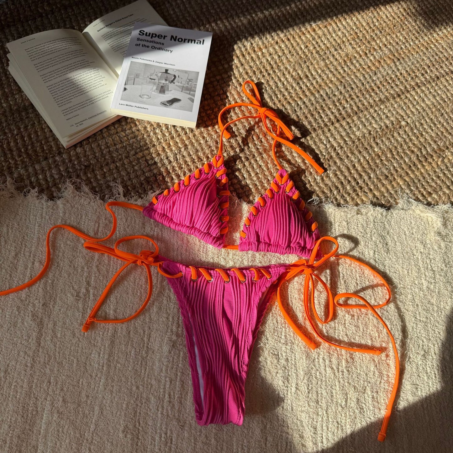 Fresh and sweet two-piece swimsuit bikini