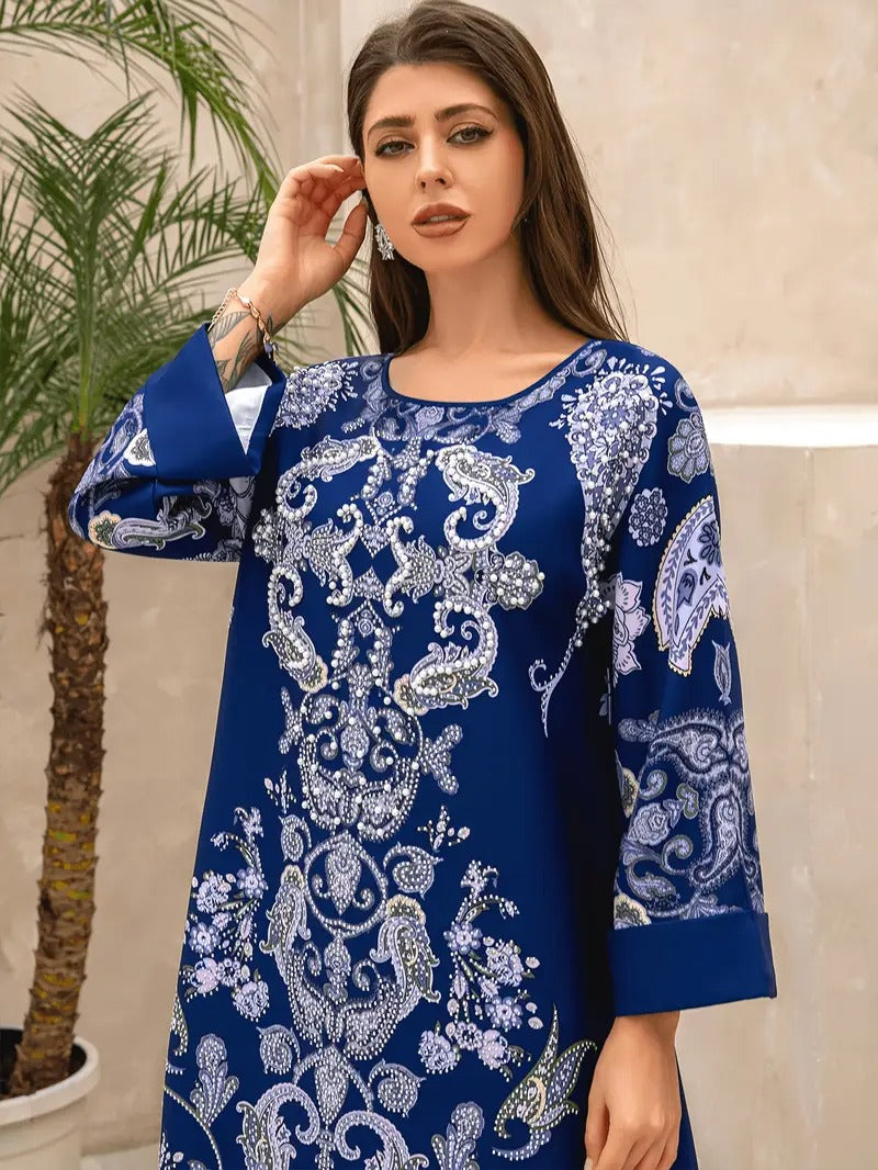 Navy Abaya
