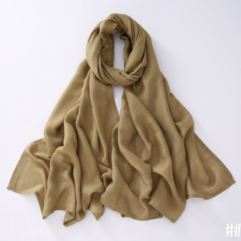 Solid Cotton headscarf