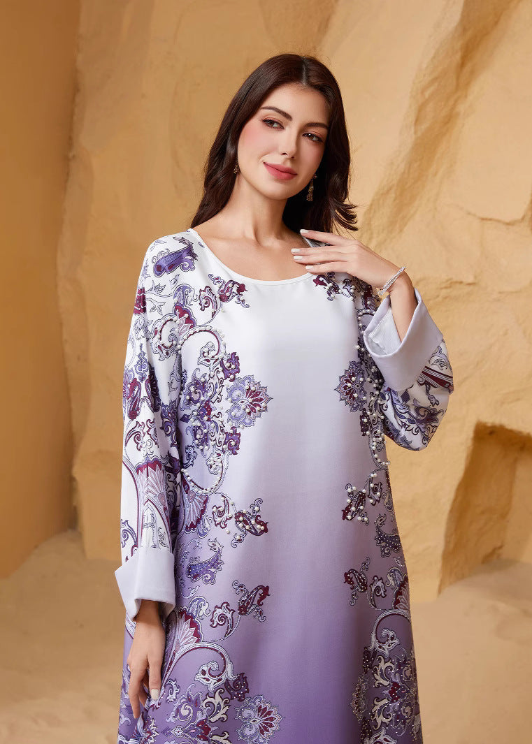 Diamonds and Beaded Abaya